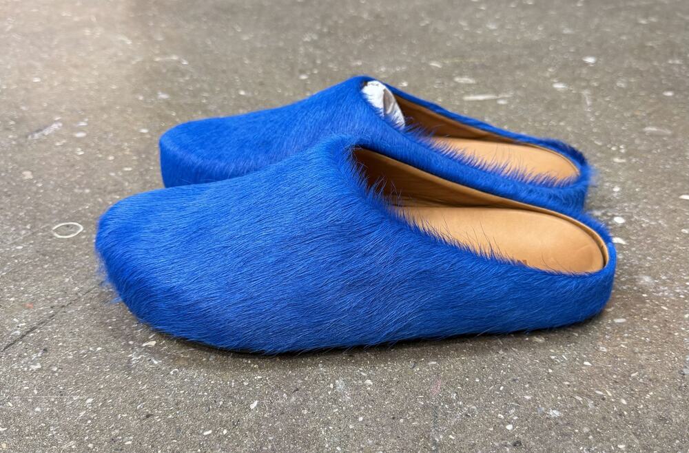 Marni Fussbett Sabot Mazarine Blue